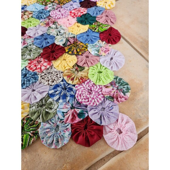 Vintage Popcorn Quilt, 76x90, With Matching Shams, Beautiful - Picture 3 of 8